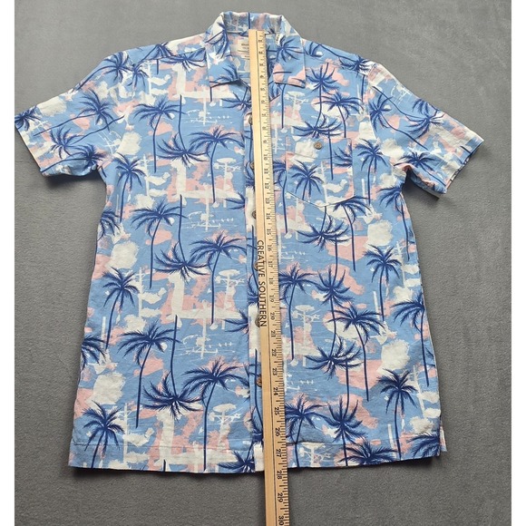 Original Weatherproof Vintage Washable Linen Shirt Small Men's Short Sleeve - Picture 3 of 10